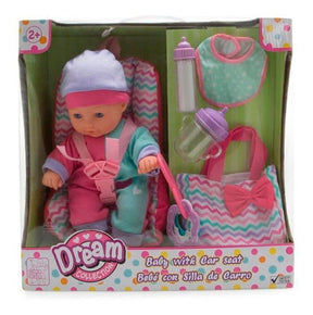 Dream Collection Muñeca 30 Cm con sillita Para El Auto 17204