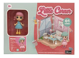 Little Corner Muñecas Con Casa Completa De 8 Ambientes Shine