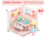 Little Corner Muñecas Con Casa Completa De 8 Ambientes Shine