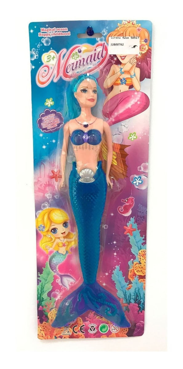 Muñeca Sirena 30cm Con Luz 50517