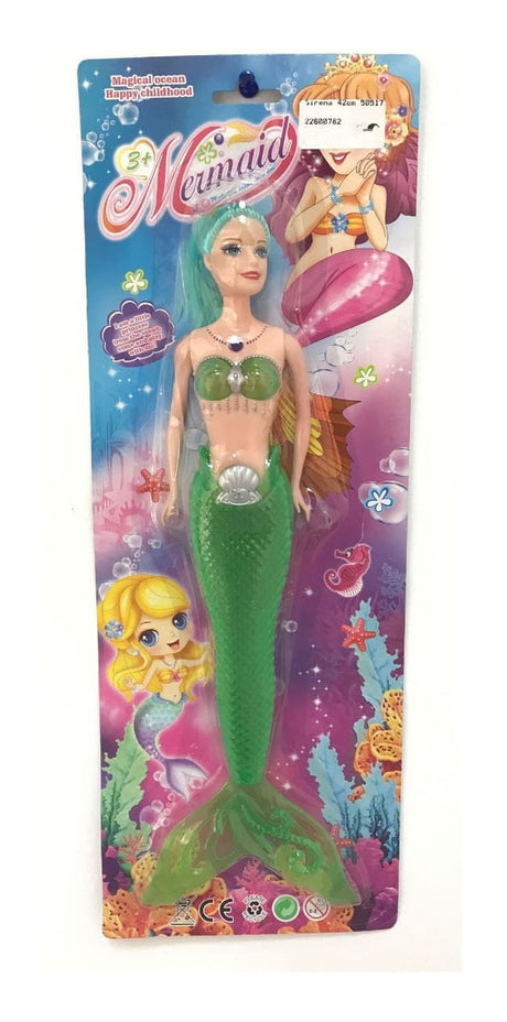 Muñeca Sirena 30cm Con Luz 50517