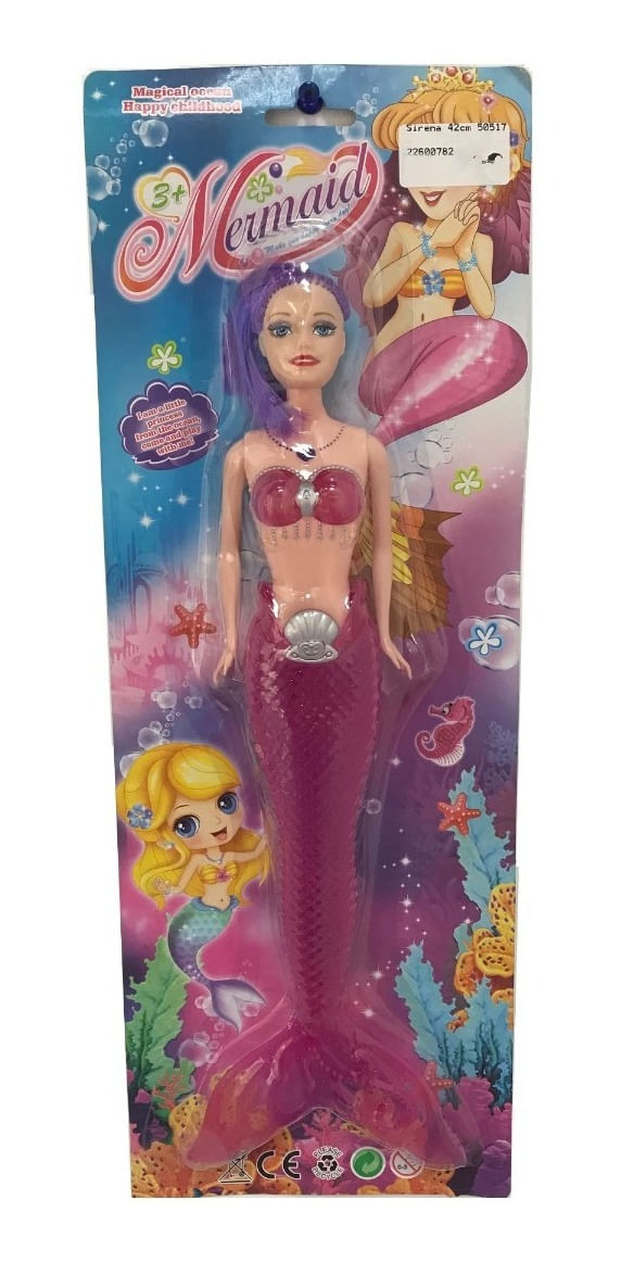 Muñeca Sirena 30cm Con Luz 50517
