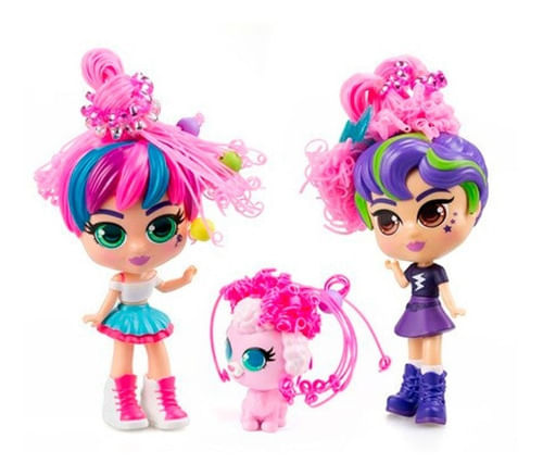 Muñeca Curligirls Cambia De Color Twin Pack 82079