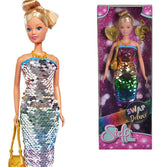 Muñeca Steffi Sl Swap Deluxe Vestido Lentejuelas 105733448