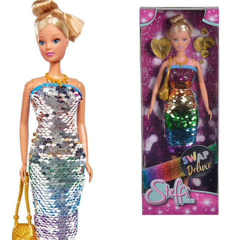 Muñeca Steffi Sl Swap Deluxe Vestido Lentejuelas 105733448