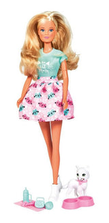 Muñeca Steffi Sl Con Mascota Kitty Love 105733489