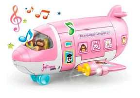 Juliana Travel Avión Jet Con Figuras Y Accesorios Sisjul033