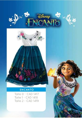 Disfraz Mirabel Disney Encanto T2 Cad1419