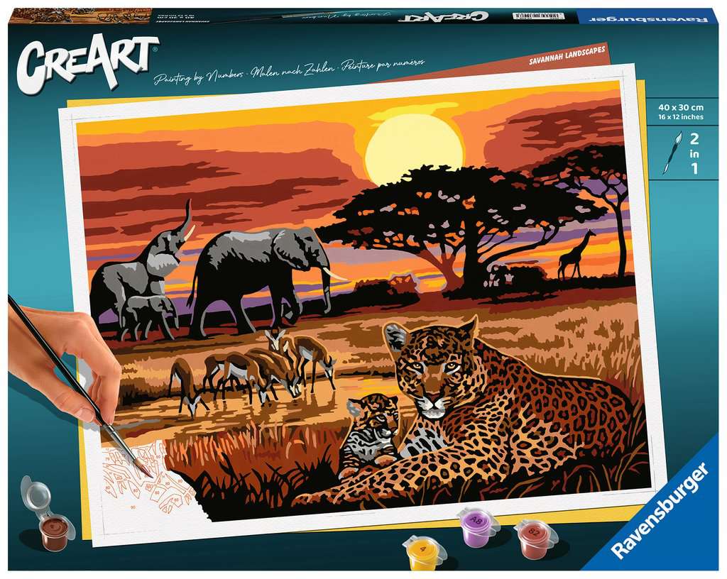 Ravensburger CreArt Savannah Landscape 23548 - packaging