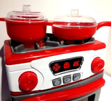 Cocinita Con Horno Color Rojo 1201698