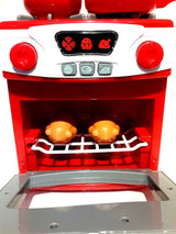 Cocinita Con Horno Color Rojo 1201698