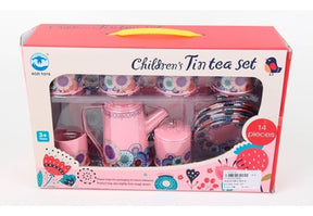 Juego De Té Tazas Tetera Platos 14 Pcs 1720519