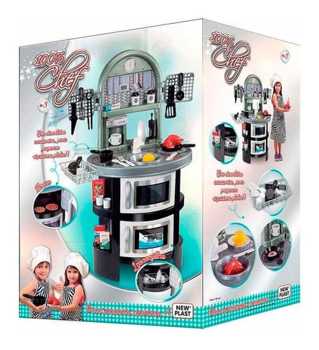 Cocina 100% Chef con accesorios New Plast 10632