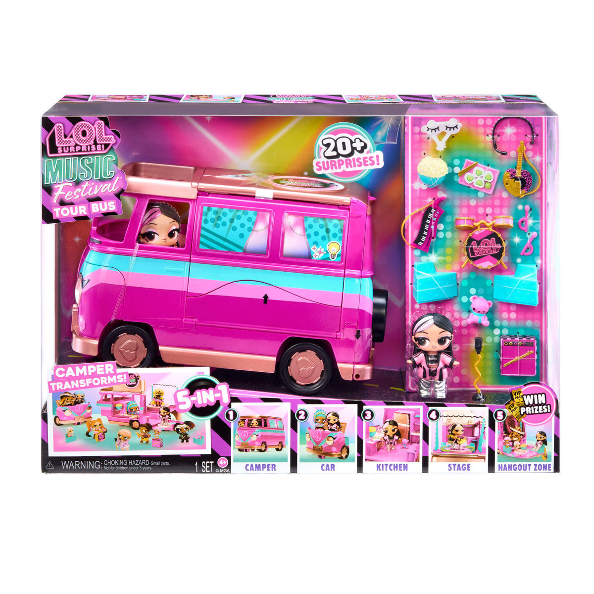 LOL Surprise Music Festival Tour Bus 25cm Music Bus 249757