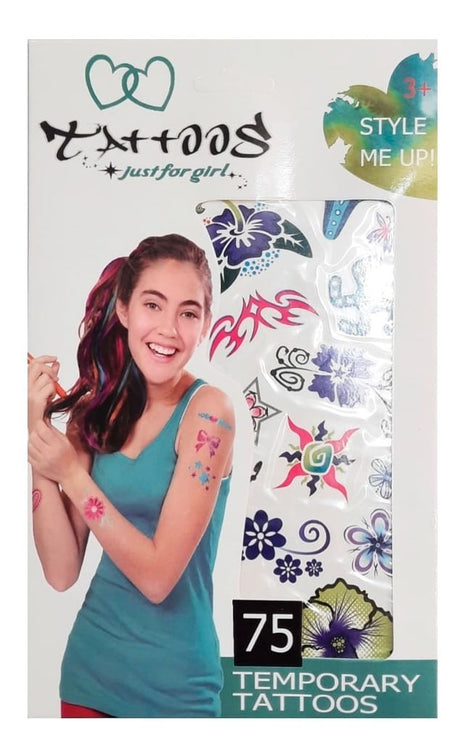 Set Tatuajes Temporales Infantiles Diseños Divertidos 53772