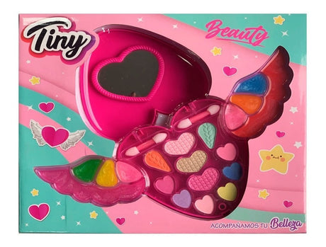 Tiny Set De Maquillaje Corazón En Caja Con Sombras 3210