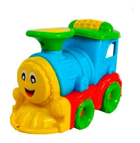 Pequeño Tren Locomotora Didáctico Arrastre 710 Calesita