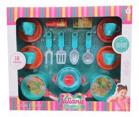 Juliana Set de cocina de 18 piezas SISJUL037