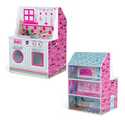 Casa De Muñecas Y Cocina 2 En 1 Plum 41070