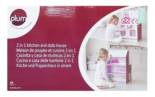 Casa De Muñecas Y Cocina 2 En 1 Plum 41070