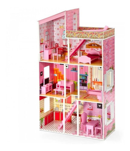 Casa De Muñecas De Madera Tillington 41023 Plum