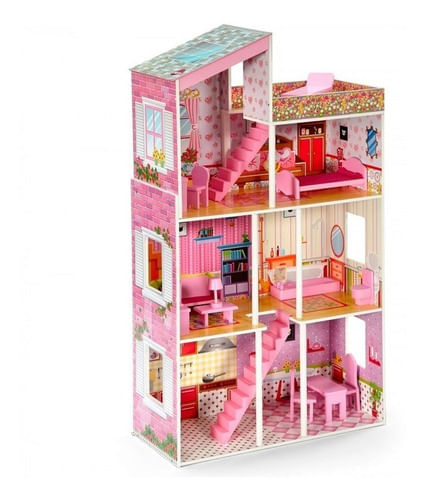 Casa De Muñecas De Madera Tillington 41023 Plum