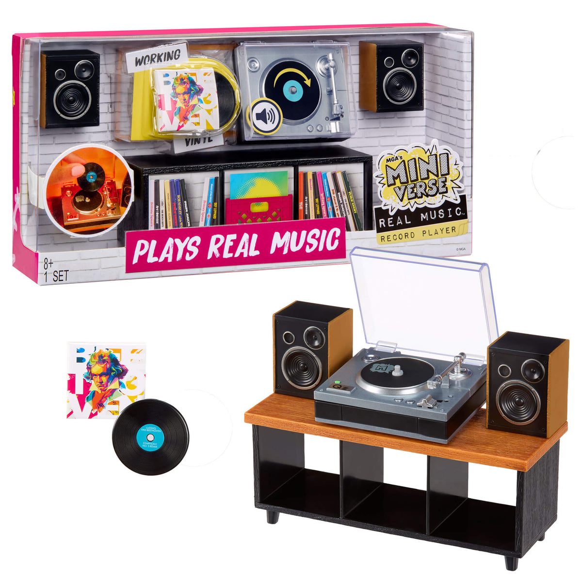 Miniverse 25cm Make It Mini Real Music Tocadiscos Serie 1 254249