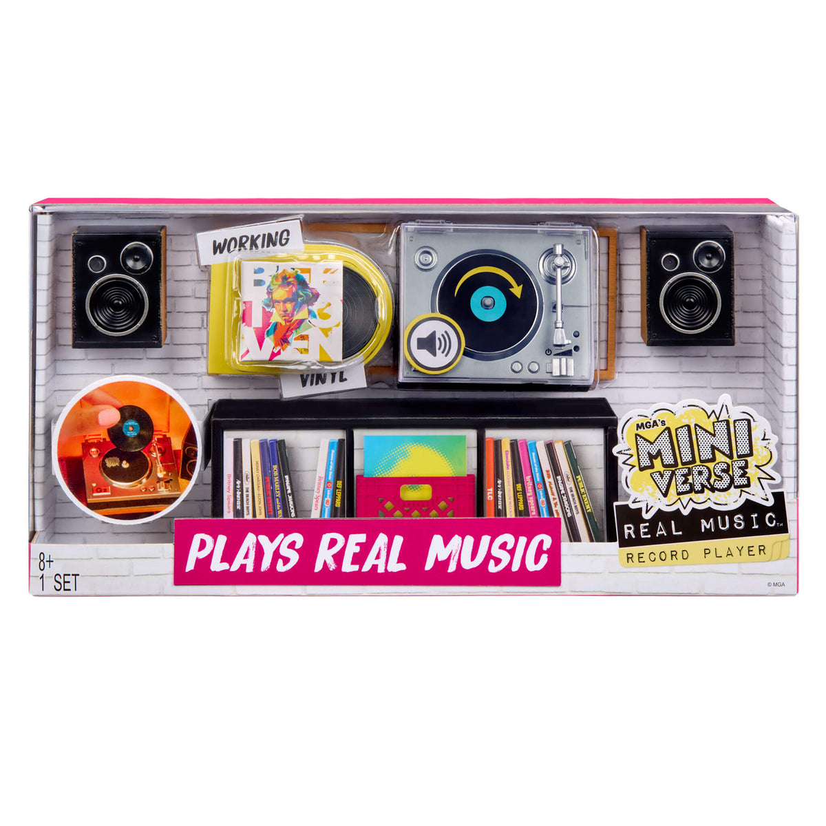 Miniverse 25cm Make It Mini Real Music Tocadiscos Serie 1 254249