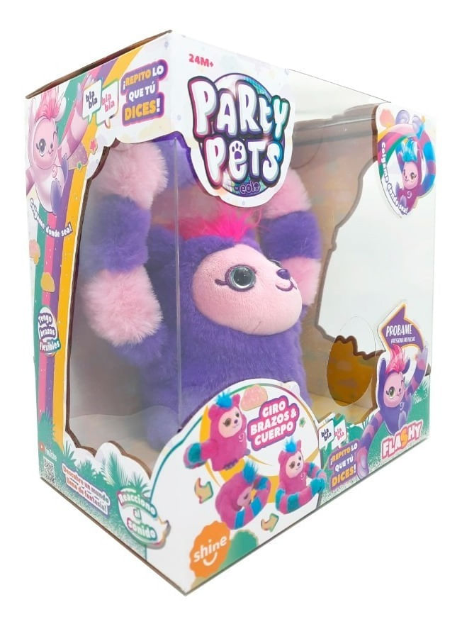 Peluche Interactivo Vagoneta El Perezoso Flashy Ppsl003