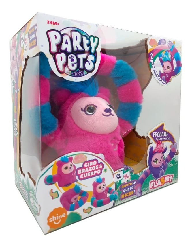 Peluche Interactivo Vagoneta El Perezoso Flashy Ppsl003