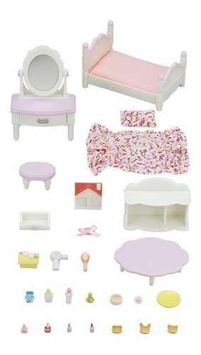 Sylvanian Set De Dormitorio Y Tocador 05285sy
