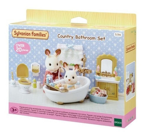 Sylvanian Set De Baño Country 25 Piezas 05286sy