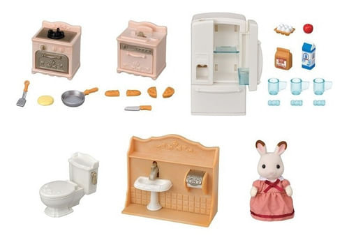 Sylvanian Juego De Muebles Set Inicial 05449