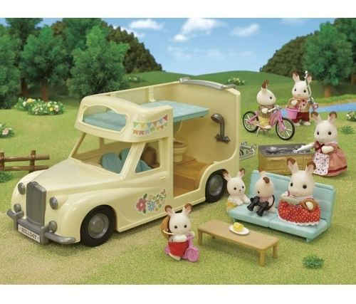 Sylvanian Campervan Autocaravana Familiar 05454sy