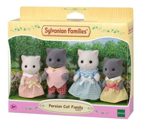 Sylvanian Familia De Gatos Persas 4 Figuras 05455sy