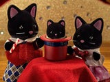 Sylvanian Familia De Gatos Negros 4 Figuras 05530sy
