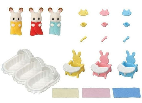 Sylvanian Set De Cuidado De Trillizos 05532sy
