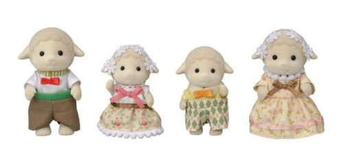 Sylvanian Familia De Ovejas 4 Figuras 05619sy