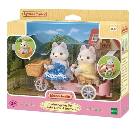 Sylvanian Juego De Ciclismo En Tándem Hermanos Husky 05637sy