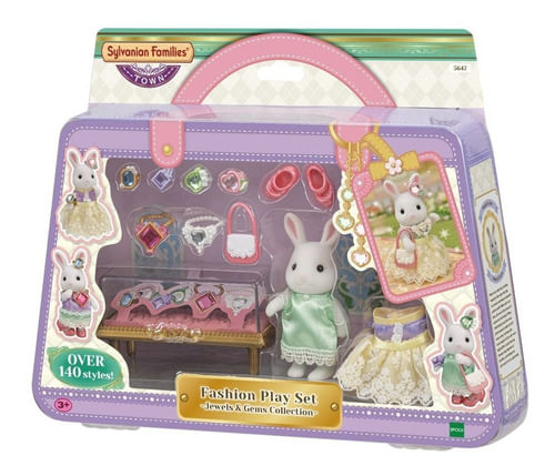 Sylvanian Fashion Play Set Colección Joyas Y Gemas 05647sy