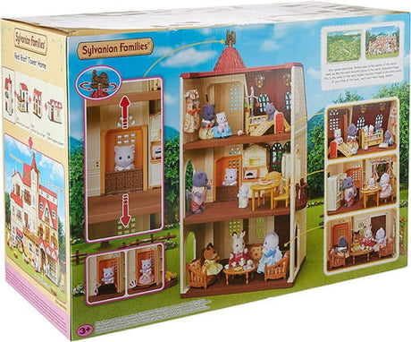 Sylvanian Families Casa Torre De Techo Rojo (5391) 5400sy