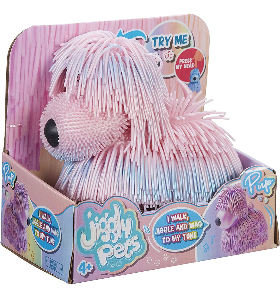 Peludito Shine Perrito Perlado Movimiento Y Sonido Wd188p