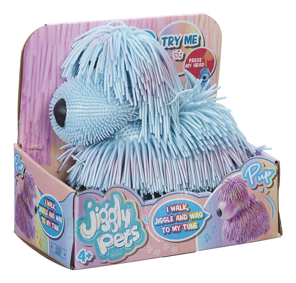 Peludito Shine Perrito Perlado Movimiento Y Sonido Wd188p