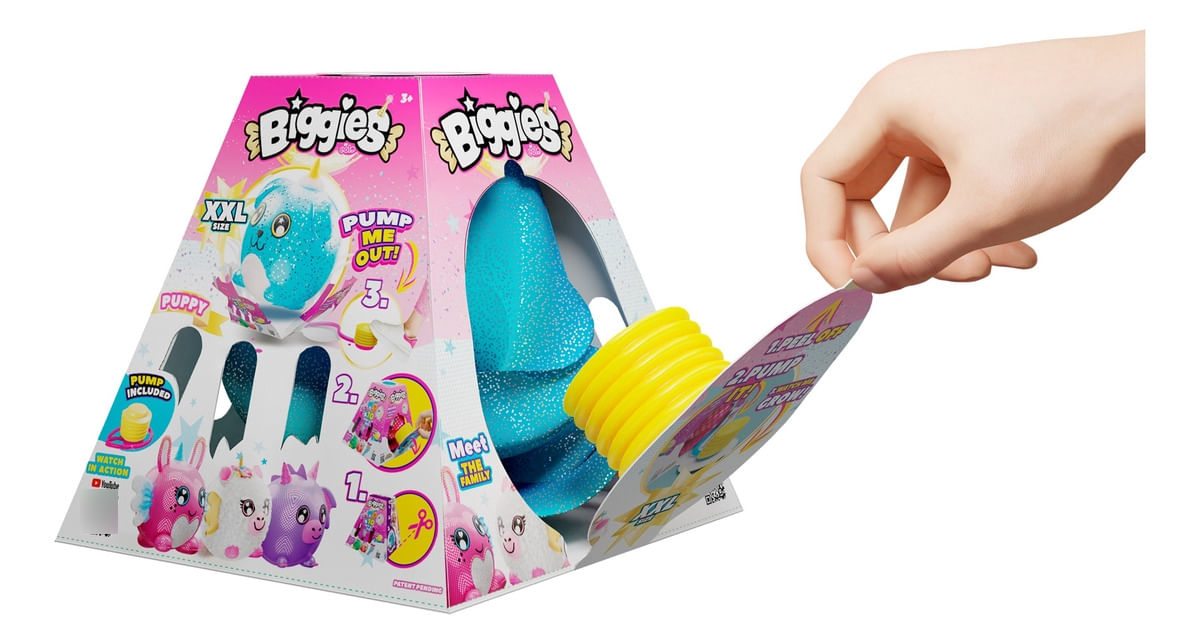 Biggies Mega Peluche Inflable Perro Big001 ud