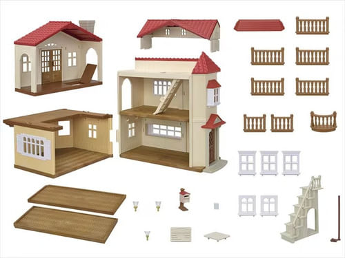 Sylvanian Families Casa con Luces - El atico secreto- Casa de Muñecas 5708