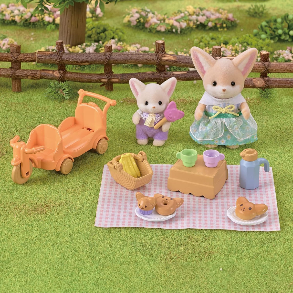 Sylvanian Families Set Picnic Hermanos Zorros Del Desierto 5698