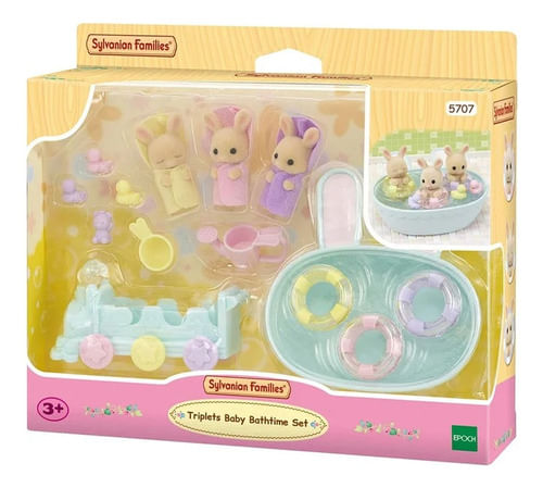 Sylvanian Families La Hora de Baño de los Trillizos 5707