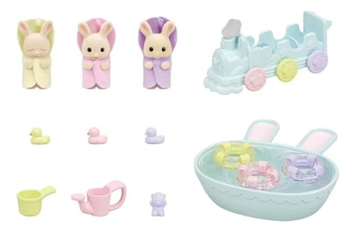 Sylvanian Families La Hora de Baño de los Trillizos 5707