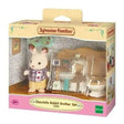 Sylvanian Set Baño Hermano Familia Conejo Chocolate 5015sy