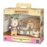 Sylvanian Set Baño Hermano Familia Conejo Chocolate 5015sy